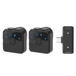 PULUZ Magnetisches Lavalier-Funkmikrofon mit Ladekoffer, Typ-C-RX-Empfänger und 2 TX-Mikrofonen, Type-C 2 TX + 1 RX, with Charging Case Box – Bild 2