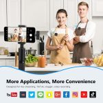 PULUZ Magnetisches Lavalier-Funkmikrofon mit Ladekoffer, Typ-C-RX-Empfänger und 2 TX-Mikrofonen, Type-C 2 TX + 1 RX, with Charging Case Box – Bild 10