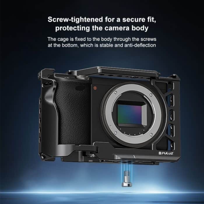 Für Sony A6500/A6400/A6300/A6000 PULUZ Metall Kamera Käfig Expansion Montieren Stabilisator Rig, For Sony A6500 / A6400 / A6300 / A6000 – Bild 8