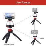 PULUZ Elektronischer 360-Grad-Dreh-Panoramakopf + Stativhalterung + GoPro-Klemme + Telefonklemme mit Fernbedienung für Smartphones, GoPro, DSLR-Kameras, Head Tripod, Pano Head Tripod, Head Tripod(US) – Bild 8