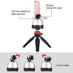 PULUZ Elektronischer 360-Grad-Dreh-Panoramakopf + Stativhalterung + GoPro-Klemme + Telefonklemme mit Fernbedienung für Smartphones, GoPro, DSLR-Kameras, Head Tripod, Pano Head Tripod, Head Tripod(US) – Bild 11