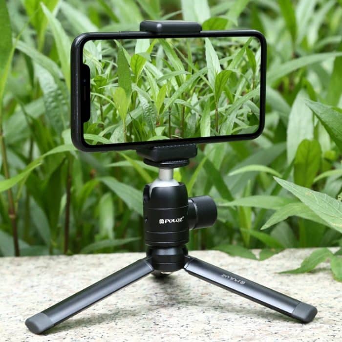 PULUZ Mini Pocket Metal Desktop-Stativhalterung mit 1/4 Zoll Schraube für DSLR- und Digitalkameras, Last: 10 kg – Bild 8