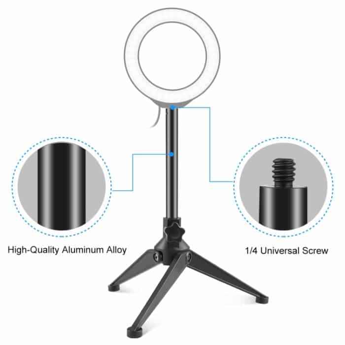 PULUZ Desktop verstellbarer Stativständer Selfie Stick Mount Holder – Bild 4