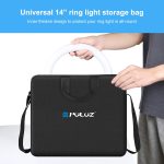 PULUZ 14 Zoll Ring-LED-Leuchten Tragbare Reißverschluss-Aufbewahrungstasche Schulterhandtaschen, Größe: 43 cm x 38 cm x 3 cm, 43cm x 38cm x 3cm – Bild 5