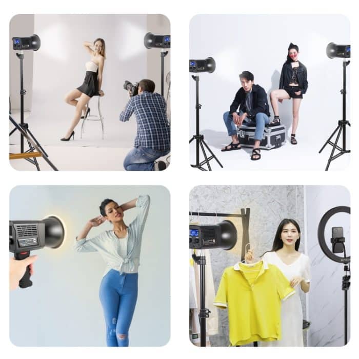 PULUZ 60W Studio-Videoleuchte 2500K-6500K Zweifarbtemperatur Professionelles Fotografie-Fülllicht, 60W Studio Video Light – Bild 12