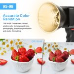 PULUZ 60W Studio-Videoleuchte 2500K-6500K Zweifarbtemperatur Professionelles Fotografie-Fülllicht, 60W Studio Video Light – Bild 7