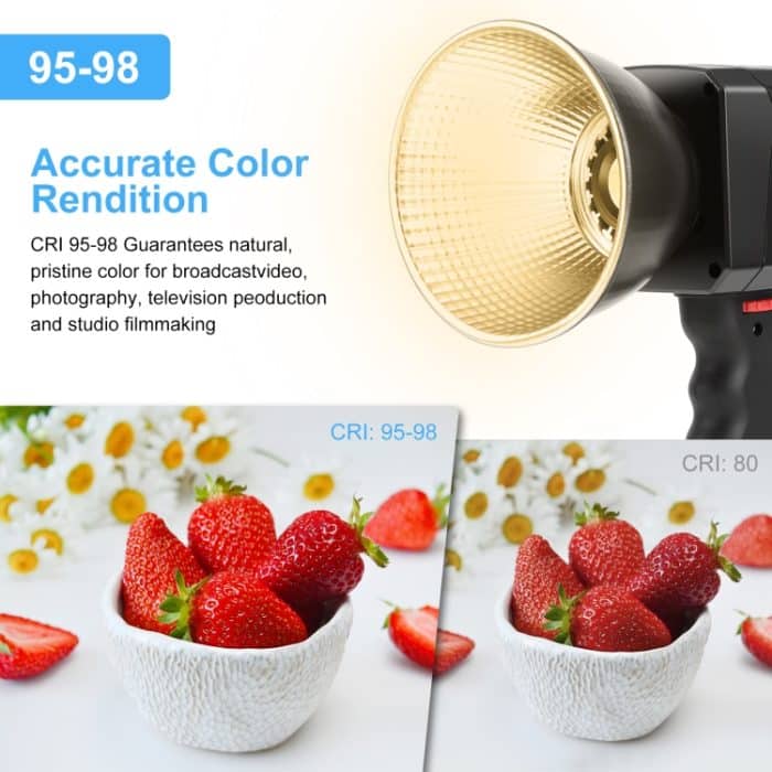 PULUZ 60W Studio-Videoleuchte 2500K-6500K Zweifarbtemperatur Professionelles Fotografie-Fülllicht, 60W Studio Video Light – Bild 7