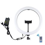 PULUZ 11,8 Zoll 30 cm RGB dimmbare LED-Ring-Vlogging-Selfie-Fotografie-Videoleuchten mit Kaltschuh-Stativ-Kugelkopf und Telefonklemme (Rosa), 12 inch RGB AU, 12 inch RGB EU, 12 inch RGB UK, 12 inch RGB US, 12 inch RGB(EU), 12 inch RGB(AU)... – Bild 2