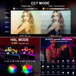 Puluz 122 LEDs Foto Handheld-Stick-Licht Full Color RGB-Fülllicht – Bild 3