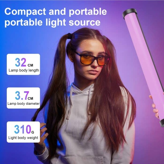 PULUZ 135 LEDs Foto-Handstablicht Vollfarbiges RGB-Fülllicht – Bild 8