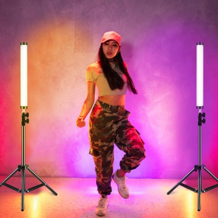 PULUZ 135 LEDs Foto-Handstablicht Vollfarbiges RGB-Fülllicht – Bild 10