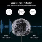 PULUZ 1,5 m USB-C / Typ C-Buchse Lavalier Kabelkondensator-Aufnahmemikrofon – Bild 5