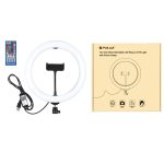 PULUZ 10,2 Zoll 26 cm USB RGBW Dimmbare LED-Ring-Vlogging-Fotografie-Videoleuchten mit Stativ-Kugelkopf & Fernbedienung & Telefonklemme, 10.2 inch RGBW / Remote – Bild 13