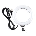 PULUZ 6,2 Zoll 16 cm USB 10 Modi 8 Farben RGBW Dimmbare LED-Ring-Vlogging-Fotografie-Videoleuchten mit Stativ-Kugelkopf, 6.2 inch RGBW – Bild 2