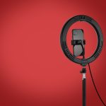 PULUZ 10,2 Zoll 26 cm USB 10 Modi 8 Farben RGBW Dimmbare LED-Ring-Vlogging-Fotografie-Videoleuchten mit Kaltschuh-Stativ-Kugelkopf und Telefonklemme, 10.2 inch RGBW – Bild 6