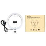PULUZ 11,8 Zoll 30 cm USB 3 Modi dimmbar Dual-Color-Temperatur LED gebogener diffuser Lichtring Vlogging Selfie Fotografie Videoleuchten mit Telefonklemme, 11.8 inch – Bild 9