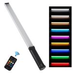 PULUZ RGB Bunter Foto-LED-Stick, einstellbare Farbtemperatur, tragbares LED-Fülllicht mit Fernbedienung, Remote Fill Light RU, Remote Fill Light