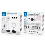 PULUZ 10,2 Zoll 26 cm USB 3 Modi dimmbar Dual-Color-Temperatur LED gebogener Ring Vlogging Selfie Fotografie Videoleuchten mit Bluetooth-Fernauslöser & klappbarer Tischhalterung & Telefonklemme – Bild 14