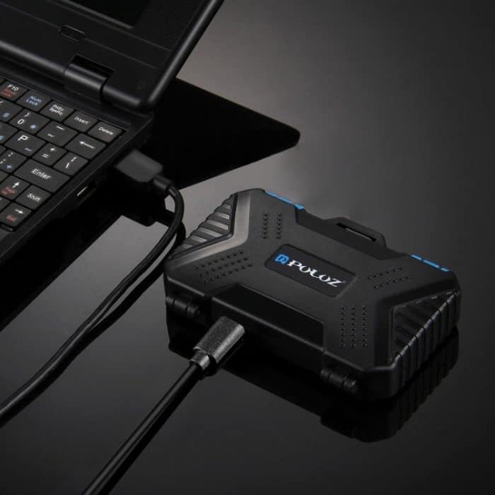 PULUZ Kartenleser + 22 in 1 Speicherkartenetui für 1Standard-SIM + 2Micro-SIM + 2Nano-SIM + 3CF + 7SD + 6TF + 1CARD PIN – Bild 16