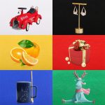 PULUZ 23cm Ring LED Panel Folding Tragbares Licht Photo Lighting Studio Shooting Zelt Box Kit mit 6 Farben Hintergrund (Schwarz, Weiß, Gelb, Rot, Grün, Blau), Entfaltungsgröße: 24cm x 23cm x 23cm – Bild 4