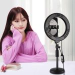 PULUZ 7,9 Zoll 20 cm USB RGB Dimmbare LED Dual Farbtemperatur LED gebogener Lichtring Vlogging Selfie Fotografie Videoleuchten mit Telefonklemme, 7.9 inch RGBW – Bild 14