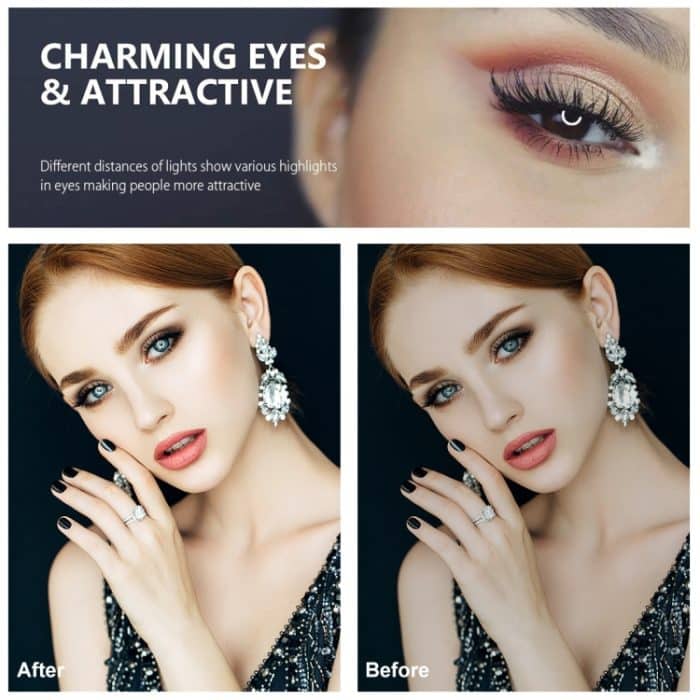 PULUZ 4,7 Zoll 12 cm gebogene Oberfläche USB-Weißlicht-LED-Ring Selfie Beauty Vlogging Fotografie Videoleuchten, 4.7 inch – Bild 3