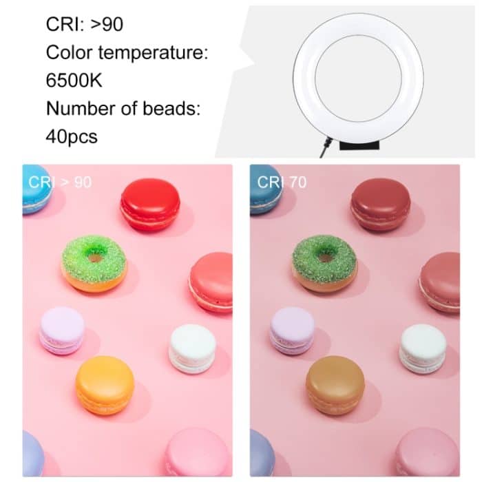 PULUZ 4,7 Zoll 12 cm gebogene Oberfläche USB-Weißlicht-LED-Ring Selfie Beauty Vlogging Fotografie Videoleuchten, 4.7 inch – Bild 4