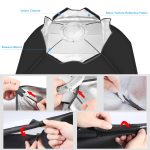 Puluz -Rechteck Speedlite Softbox Bowens montieren Diffusor – Bild 4