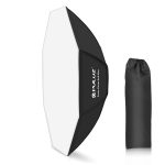 Puluz 95 cm Speedlite Flash Octagon Parabolic Softbox Bowens Mount Diffusor