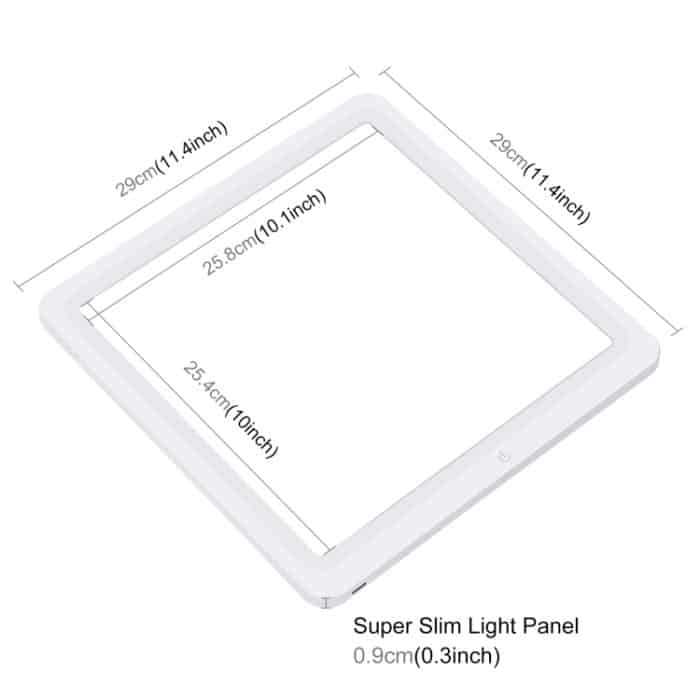 PULUZ LED Shadowless Light Pad für 30 cm Fotostudio-Box, 30cm Shadowless Light – Bild 3