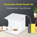 PULUZ Mini LED Fotografie Shadowless Light Lamp Panel Pad + Studio Shooting Zeltbox, Acrylmaterial, 20 cm x 20 cm effektive Fläche – Bild 2
