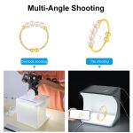 PULUZ Mini LED Fotografie Shadowless Light Lamp Panel Pad + Studio Shooting Zeltbox, Acrylmaterial, 20 cm x 20 cm effektive Fläche – Bild 12