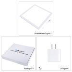 PULUZ 1000LM LED-Acryl, kein Polar-Dimmen, schattenloses Lichtpad mit Schalter für 40 cm große Fotostudio-Box, Light(US), Light(UK), Light(EU), Light(AU), Light (JP PSE Certified) – Bild 11