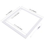 PULUZ 1000LM LED-Acryl, kein Polar-Dimmen, schattenloses Lichtpad mit Schalter für 40 cm große Fotostudio-Box, Light(US), Light(UK), Light(EU), Light(AU), Light (JP PSE Certified) – Bild 3