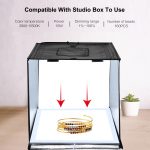 PULUZ 1000LM LED-Acryl, kein Polar-Dimmen, schattenloses Lichtpad mit Schalter für 40 cm große Fotostudio-Box, Light(US), Light(UK), Light(EU), Light(AU), Light (JP PSE Certified) – Bild 8