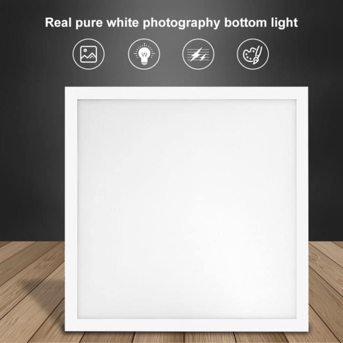 PULUZ 1000LM LED-Acryl, kein Polar-Dimmen, schattenloses Lichtpad mit Schalter für 40 cm große Fotostudio-Box, Light(US), Light(UK), Light(EU), Light(AU), Light (JP PSE Certified) – Bild 9