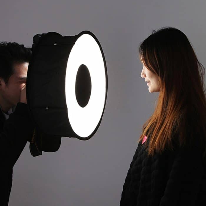 PULUZ 45 cm runder Makro- und Porträt-Softbox SpeedLite-Blitzlicht, faltbarer Diffusor, 45cm Round(US), 45cm Round, 45cm Round(AE) – Bild 12