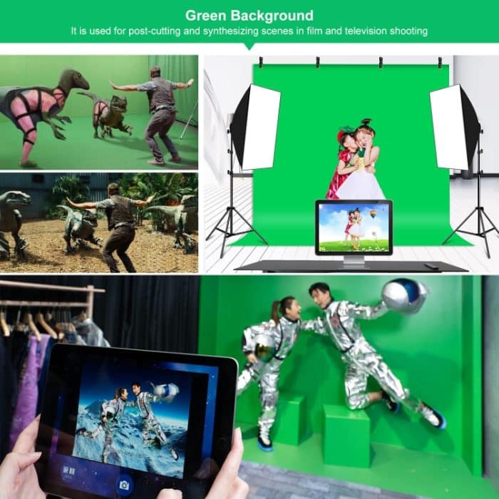 PULUZ 2 x 2 m T-förmiger Fotostudio-Hintergrund-Stützständer, Hintergrund-Querstangen-Halterungs-Set mit Clips, 2 x 2m Bracket Kit – Bild 7