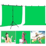 PULUZ 2 x 2 m T-förmiger Fotostudio-Hintergrund-Stützständer, Hintergrund-Querstangen-Halterungs-Set mit Clips, 2 x 2m Bracket Kit – Bild 8