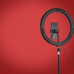 PULUZ 11,8 Zoll 30 cm gebogene Oberfläche USB 10 Modi 8 Farben RGBW Dimmbare LED-Ring-Vlogging-Fotografie-Videoleuchten mit Stativ-Kugelkopf und Telefonklemme, 11.8 inch Button Control – Bild 6