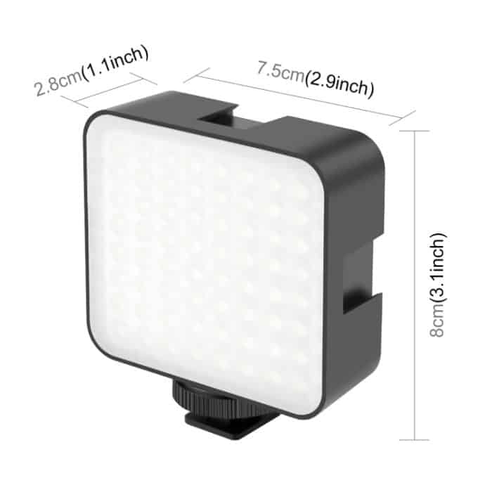 PULUZ 64 LED 5W Video-Spleiß-Fülllicht für Kamera/Video-Camcorder, 64 LED – Bild 2
