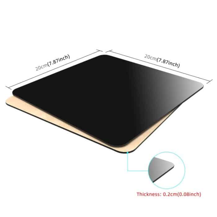 PULUZ 20 cm Fotografie-Acryl-reflektierende Display-Tisch-Hintergrundtafel, 20cm – Bild 2