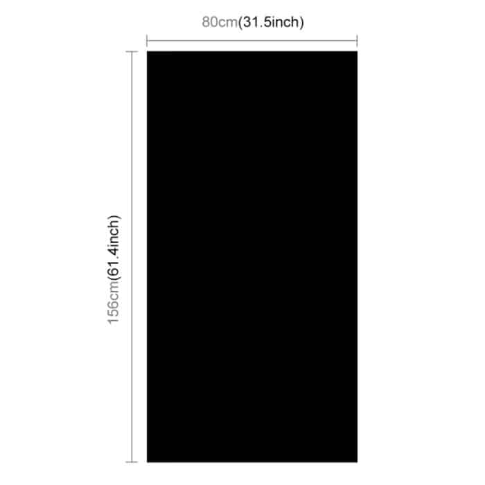 PULUZ Fotografie-Hintergrund, PVC-Papier-Sets für Studio-Zeltbox, Größe: 156 cm x 80 cm, Backdrop 80cm (Black), Backdrop 80cm(Orange), Backdrop 80cm(White) – Bild 3