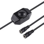 PULUZ 2,1 mm x 5,5 mm DC 5V-24V LED-Streifenlicht LED-Helligkeits-Dimmer-Controller – Bild 3