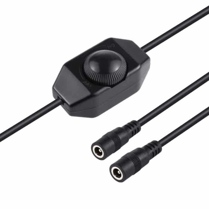PULUZ 2,1 mm x 5,5 mm DC 5V-24V LED-Streifenlicht LED-Helligkeits-Dimmer-Controller – Bild 3