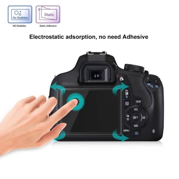 PULUZ 2.5D 9H Hartglasfolie für Canon 1200D (KISS X70), Kompatibel mit Canon 1100D / 1300D (KISS X80) / 1500D (KISS X90) – Bild 8