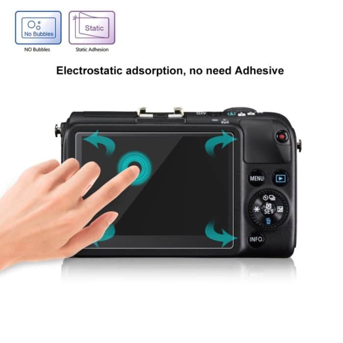 PULUZ 2.5D 9H Hartglasfolie für Canon SX700, Kompatibel mit Canon SX600 / SX610 / SX620 / SX720 / SX710 / IXUS230 / G15 / G16, Sony WX350 / WX300, Panasonic SZ9 / SZ7, Fujifilm Q1 / Q2 / XF1 – Bild 8