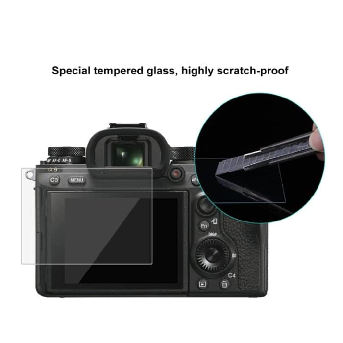 PULUZ 2.5D 9H Hartglasfolie für Sony ILCE-9 (A9), Kompatibel mit Sony RX100 / II / III / IV / V / IV / A99 / HX400 / H300 / A99II / A7RIII / A7RII / A77II / RX10II / WX500 / HX90V, Samsung WB1100 / EX2F, Olympian VH-410 – Bild 9