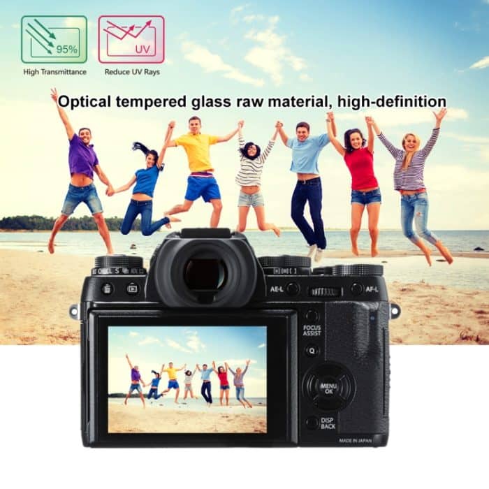 PULUZ 2.5D 9H Hartglasfolie für Fujifilm X-T1, Kompatibel mit Fujifilm X-T2 / X-A3 / X-A5 / X-A10 / X-A20 – Bild 11