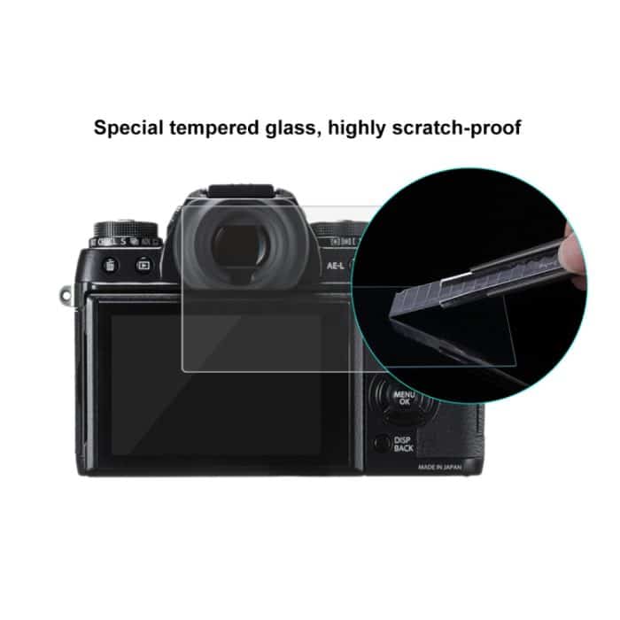 PULUZ 2.5D 9H Hartglasfolie für Fujifilm X-T1, Kompatibel mit Fujifilm X-T2 / X-A3 / X-A5 / X-A10 / X-A20 – Bild 9